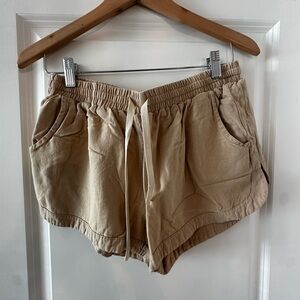 Harlow Tan Athletic Women's Shorts